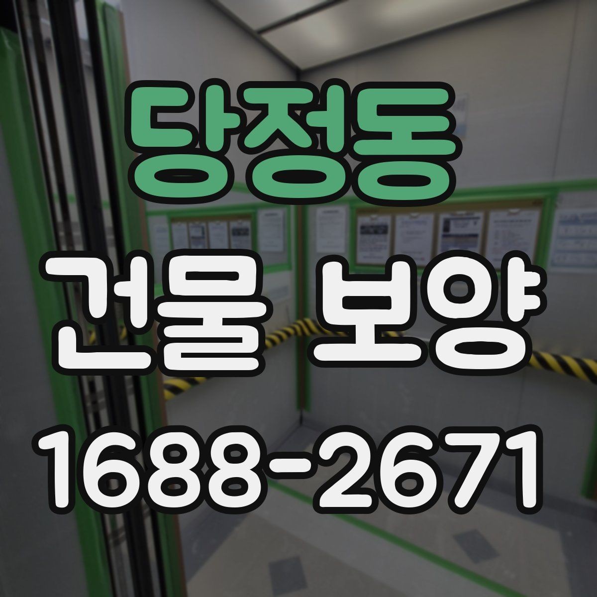 당정동 건물 보양 작업 전후 비교로 보는 효과