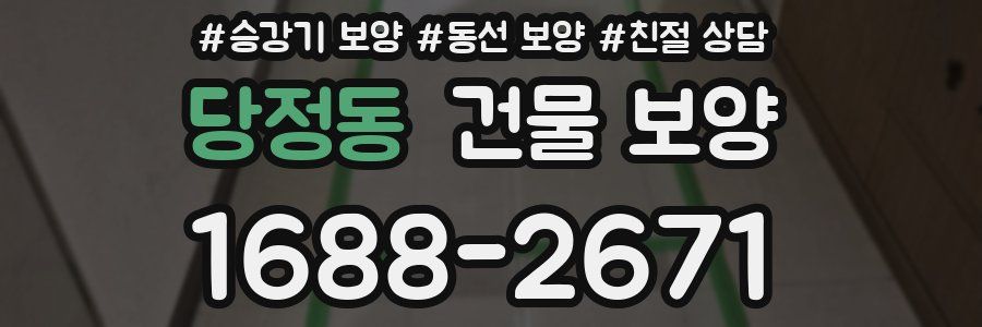 당정동 건물 보양