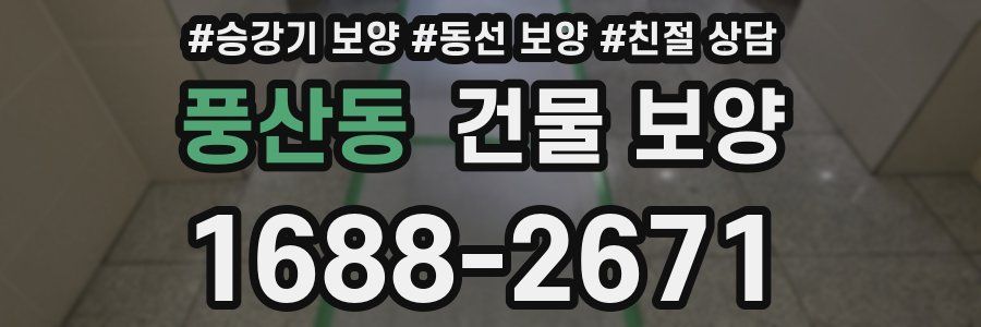 풍산동 건물 보양