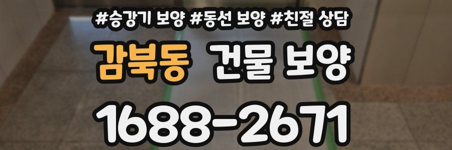 감북동 건물 보양