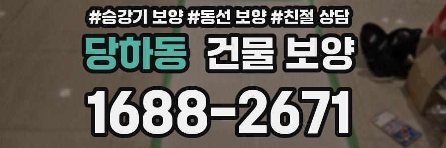 당하동 건물 보양