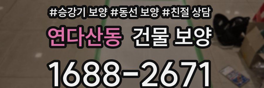 연다산동 건물 보양