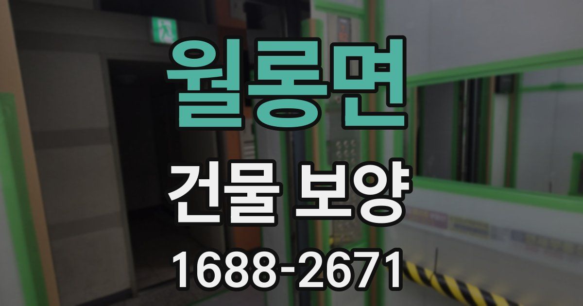 월롱면 건물 보양