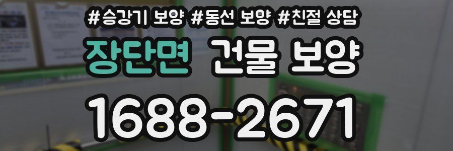장단면 건물 보양