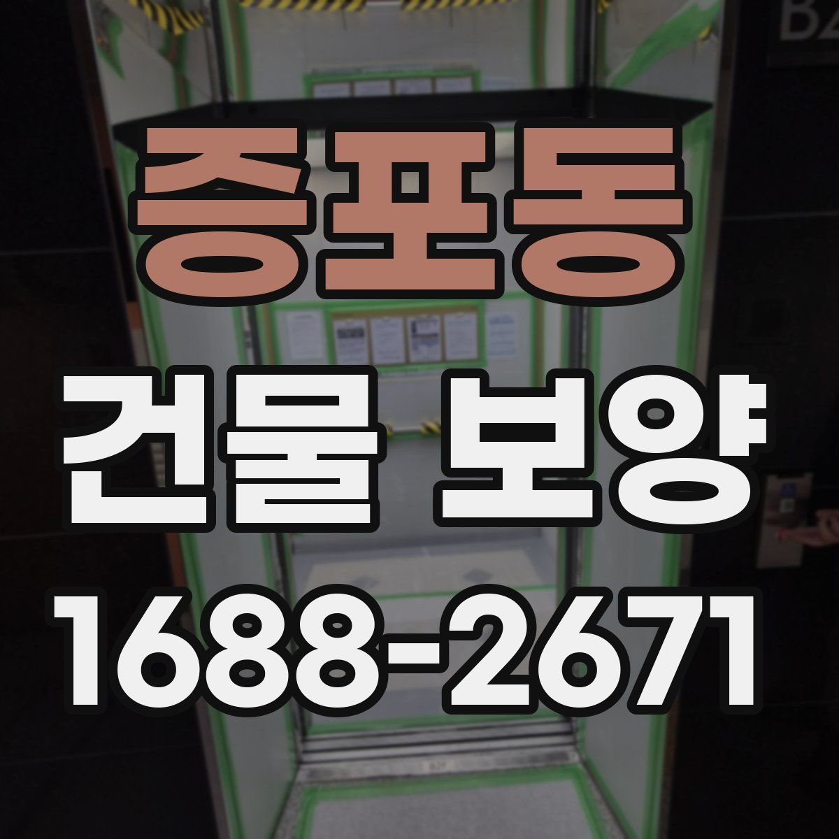 증포동 건물 보양