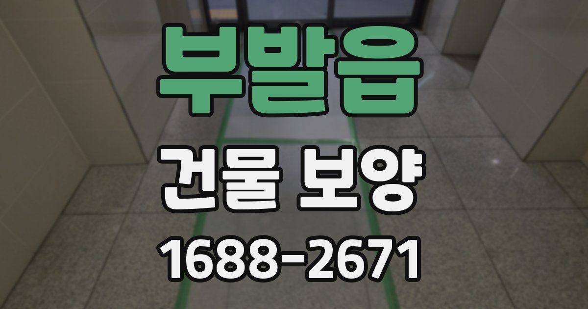 부발읍 건물 보양