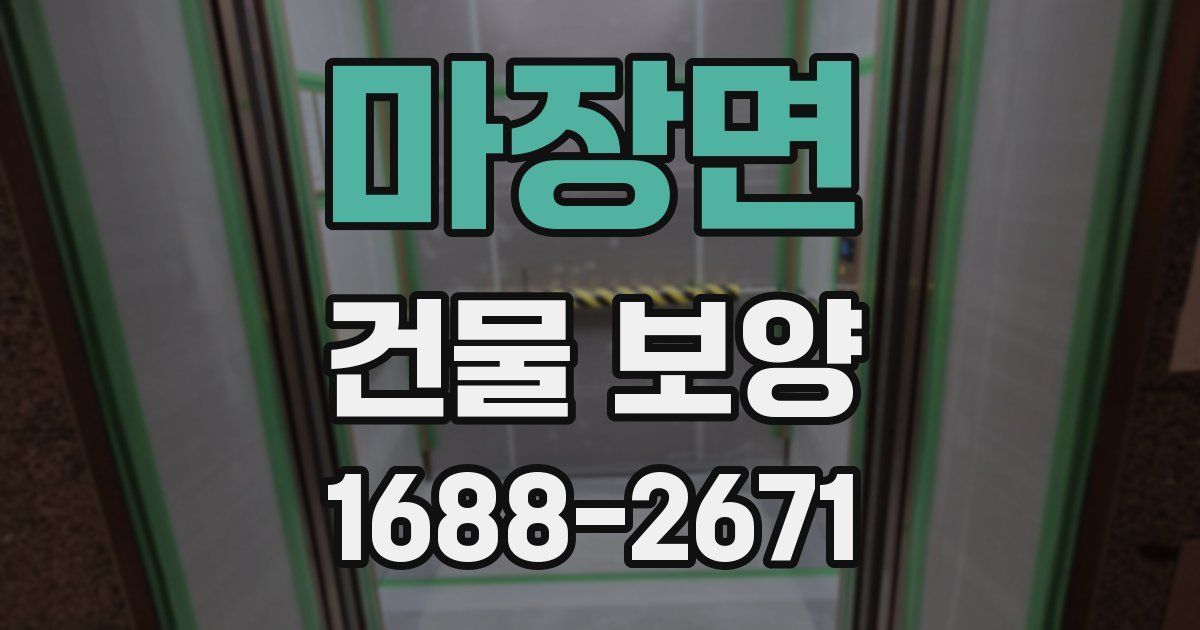 마장면 건물 보양