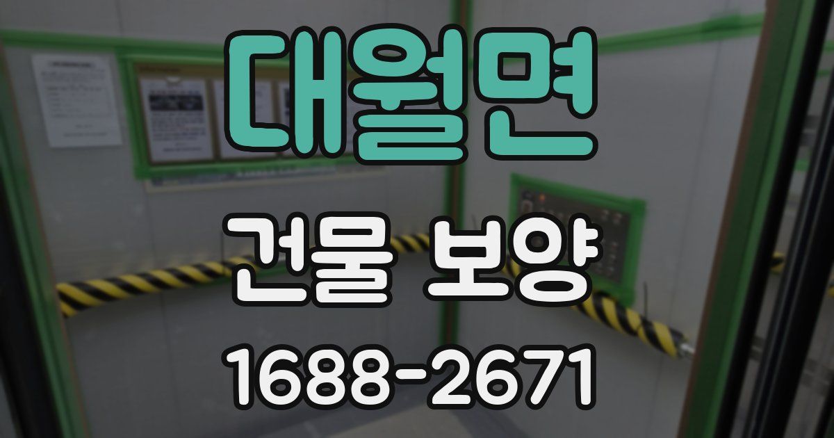 대월면 건물 보양
