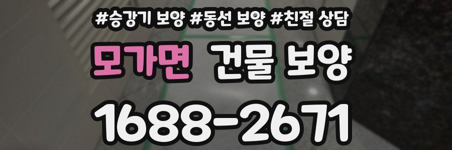 모가면 건물 보양