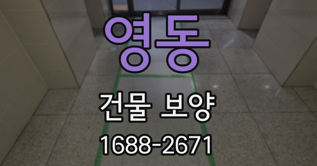 영동 건물 보양