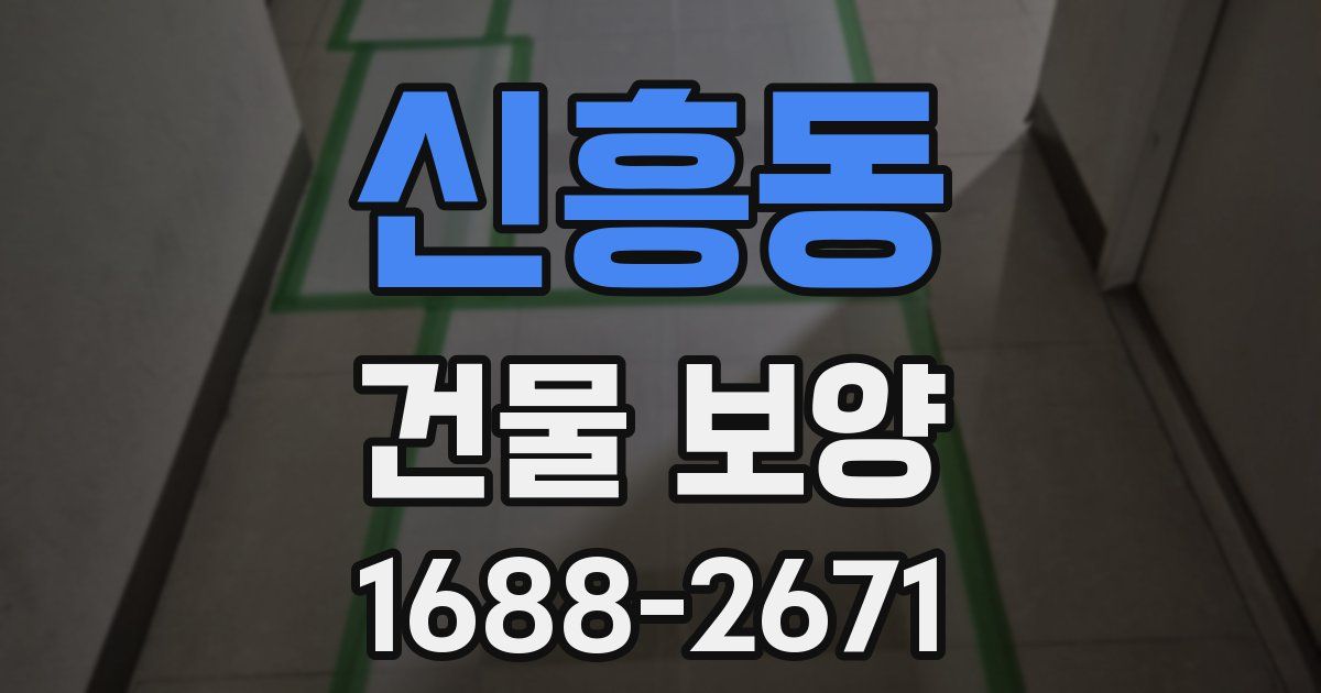 신흥동 건물 보양