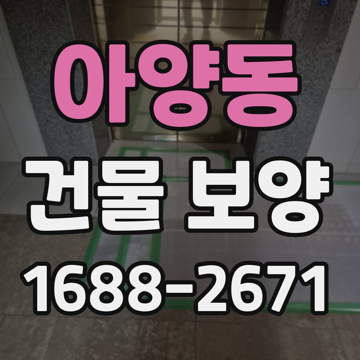 아양동 건물 보양