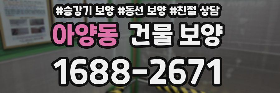 아양동 건물 보양