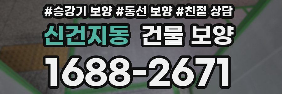 신건지동 건물 보양