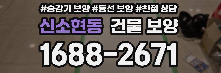 신소현동 건물 보양