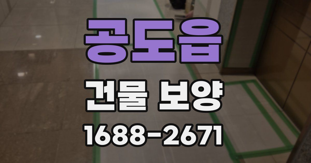 공도읍 건물 보양