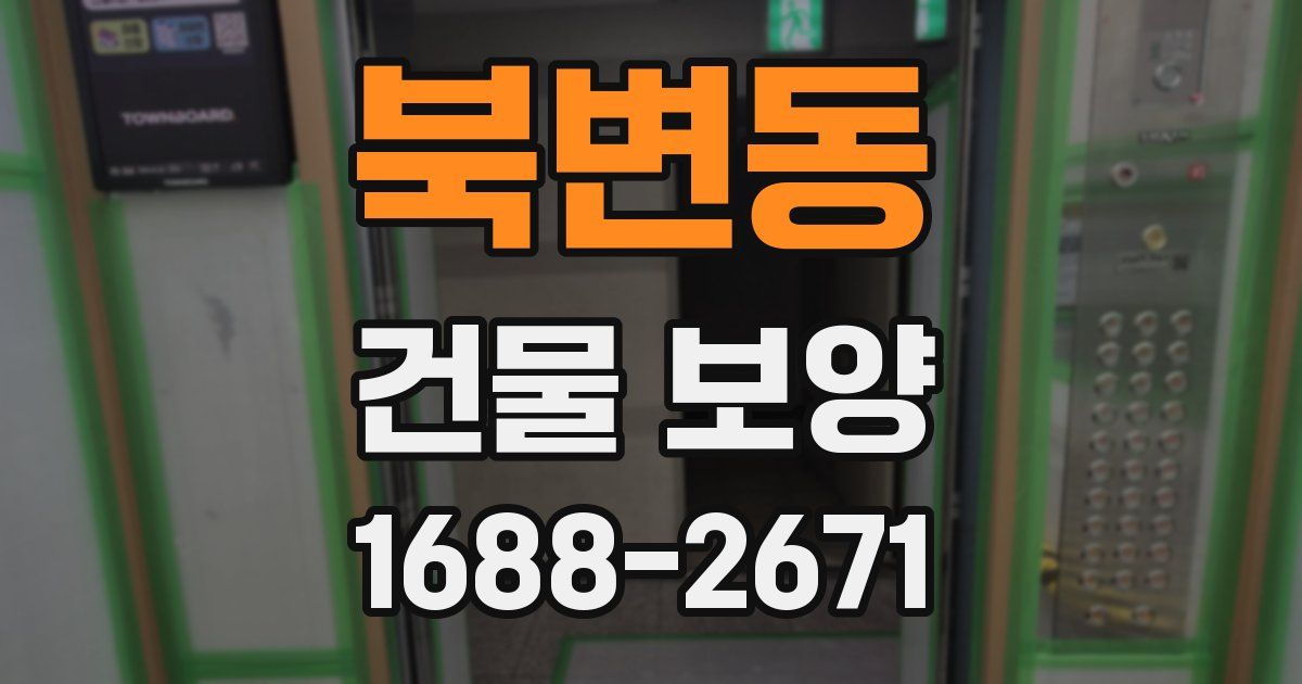 북변동 건물 보양