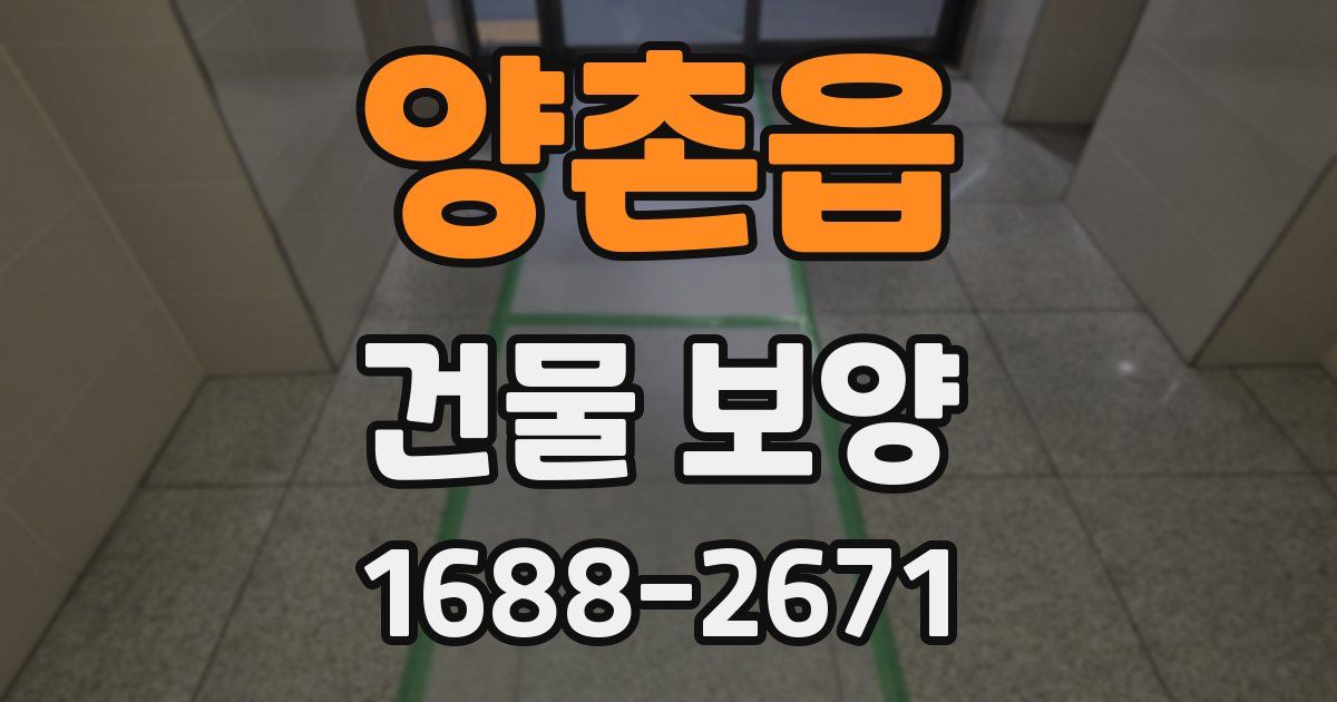 양촌읍 건물 보양