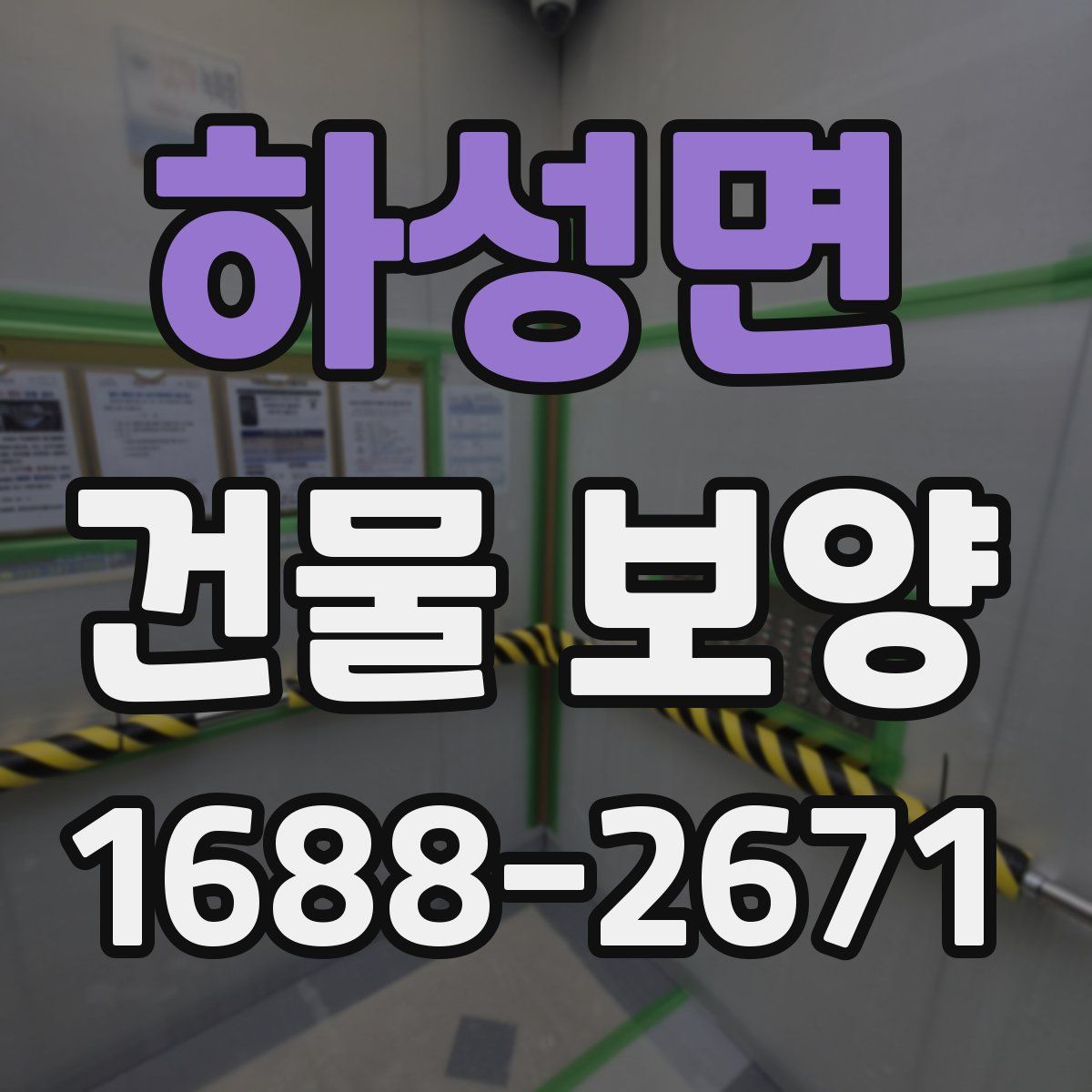 하성면 건물 보양