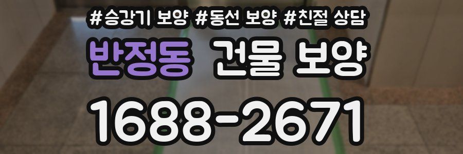 반정동 건물 보양