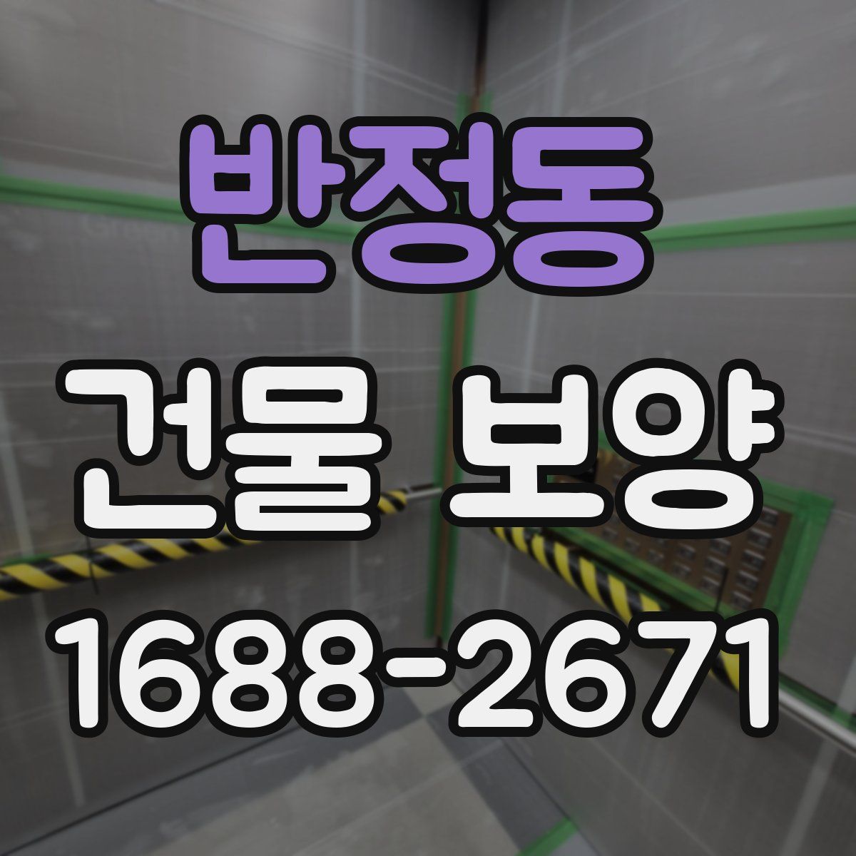 반정동 건물 보양