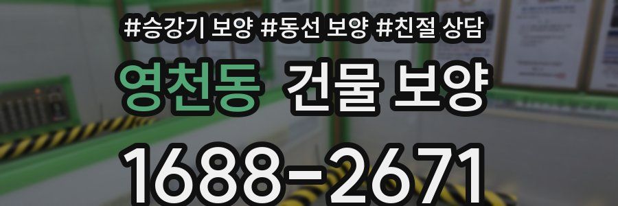 영천동 건물 보양