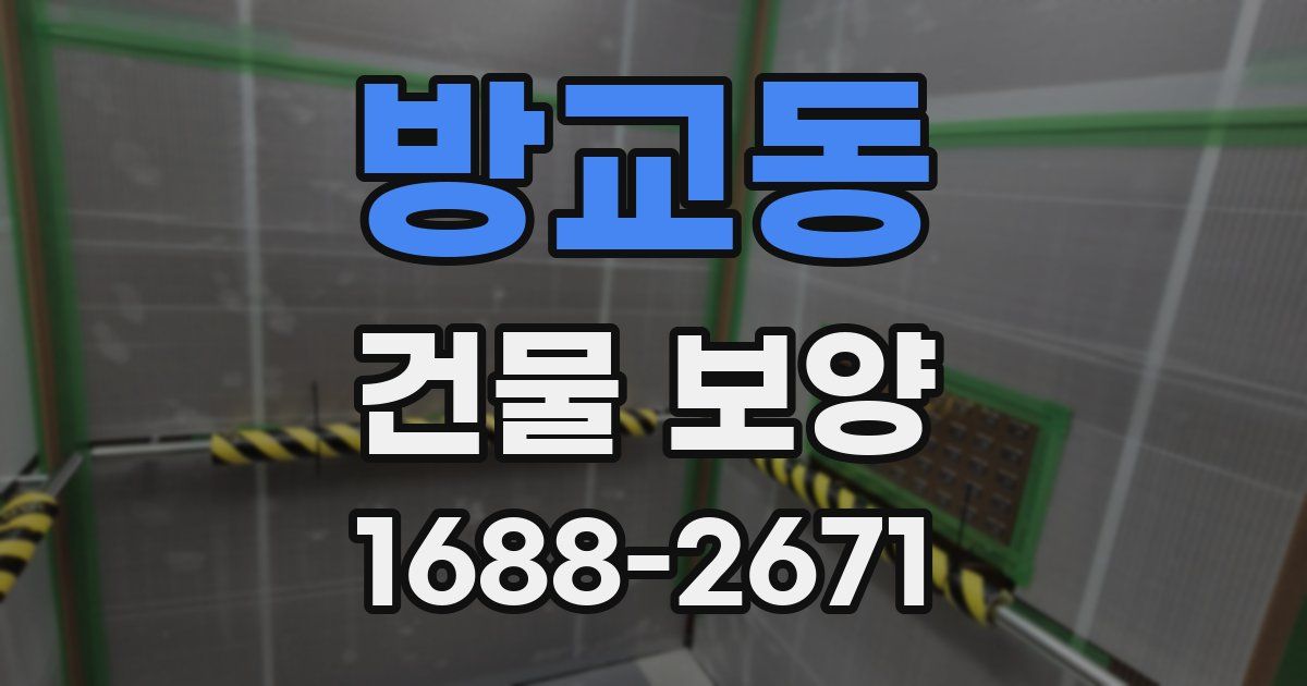 방교동 건물 보양