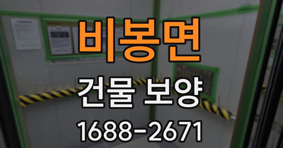 비봉면 건물 보양