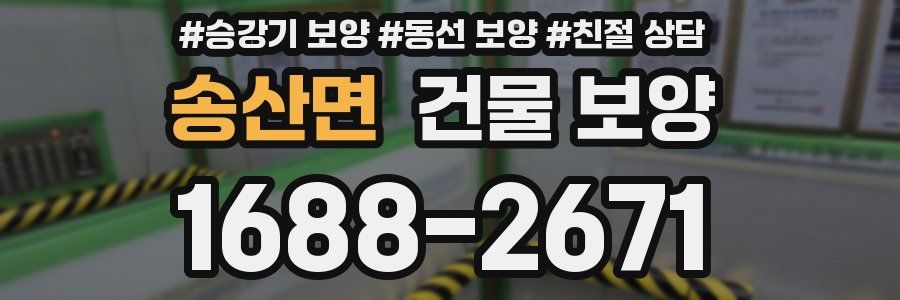 송산면 건물 보양