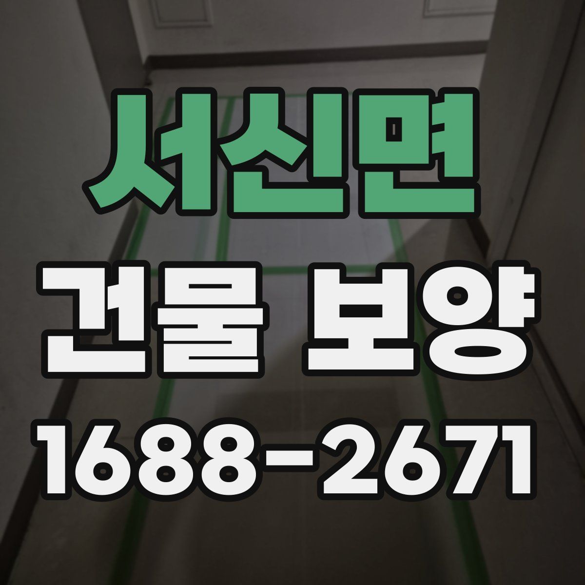 서신면 건물 보양
