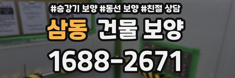 삼동 건물 보양
