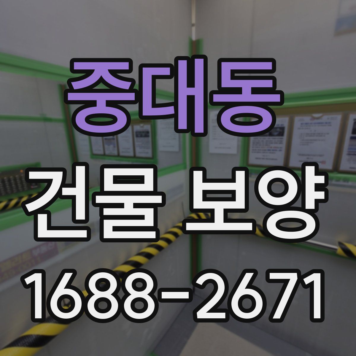 중대동 건물 보양
