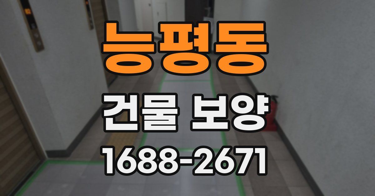 능평동 건물 보양