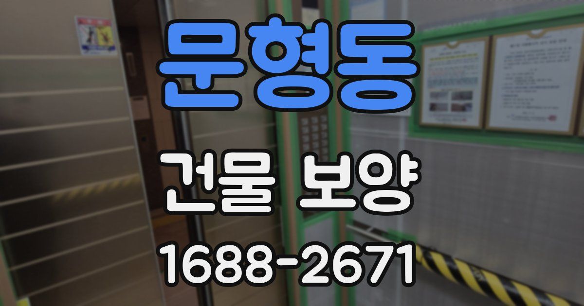 문형동 건물 보양