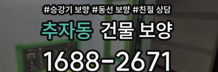추자동 건물 보양