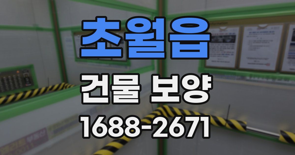 초월읍 건물 보양