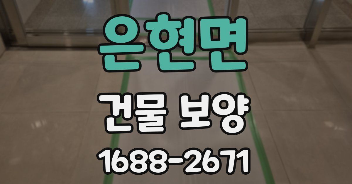 은현면 건물 보양