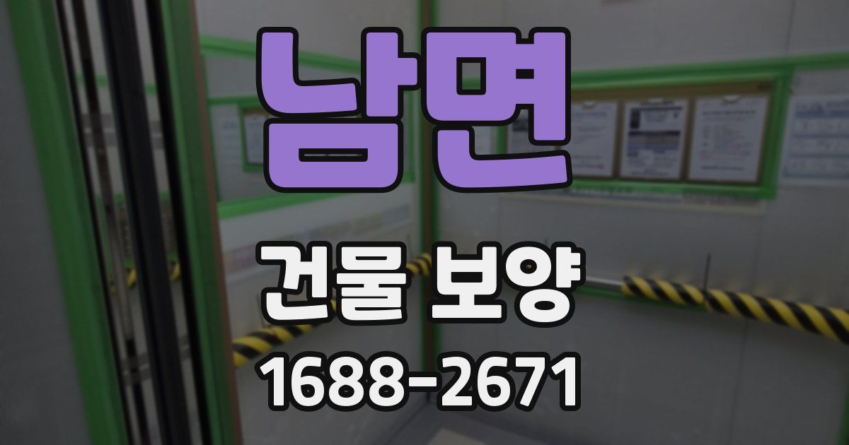 남면 건물 보양