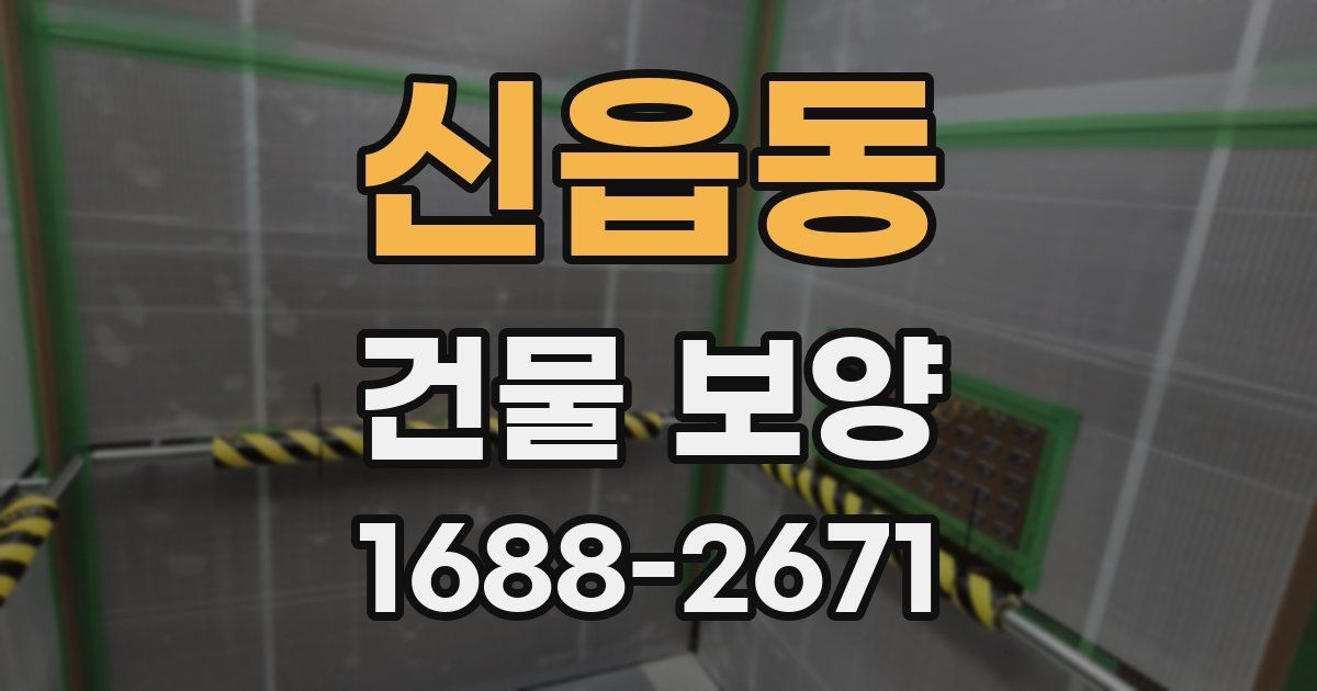 신읍동 건물 보양