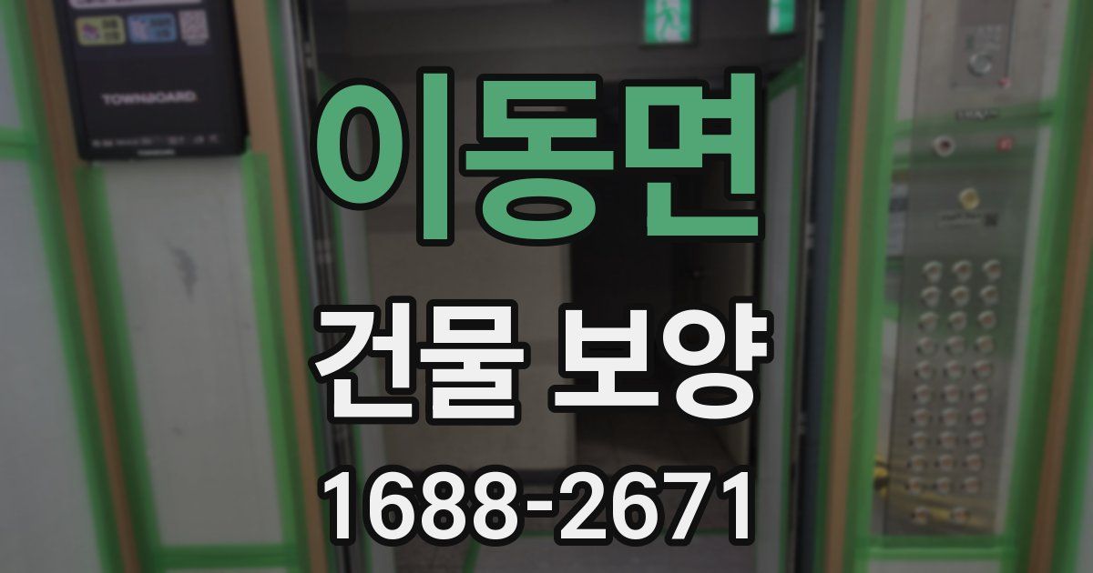 이동면 건물 보양