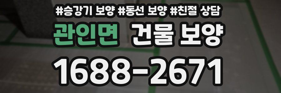 관인면 건물 보양