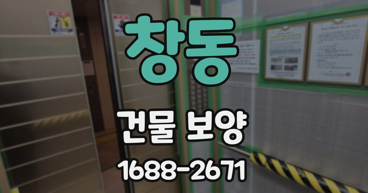 창동 건물 보양