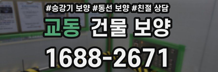 교동 건물 보양