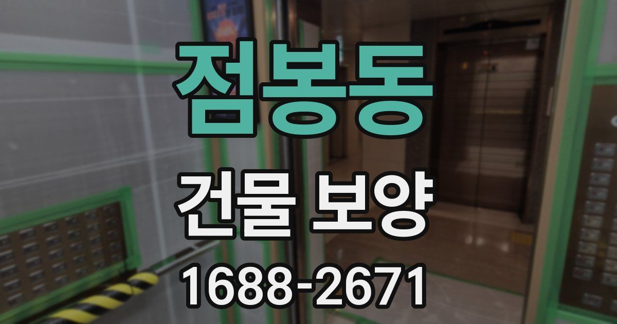 점봉동 건물 보양