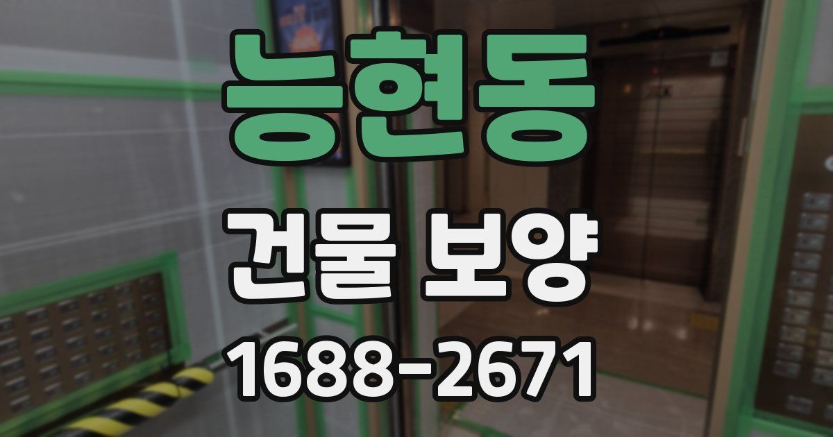 능현동 건물 보양