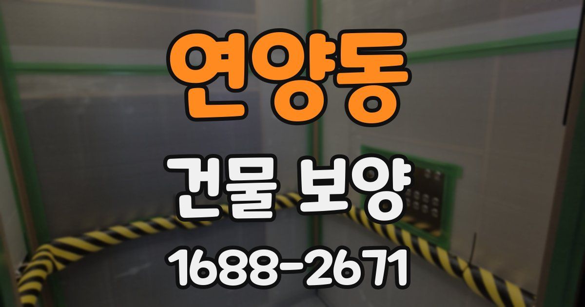 연양동 건물 보양