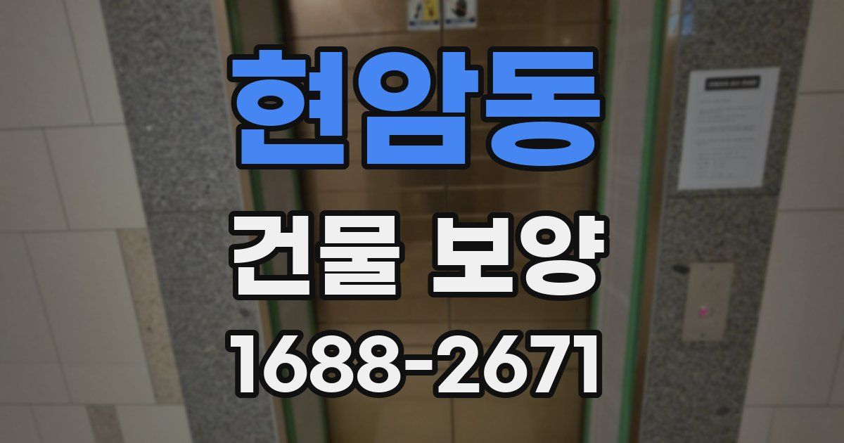 현암동 건물 보양
