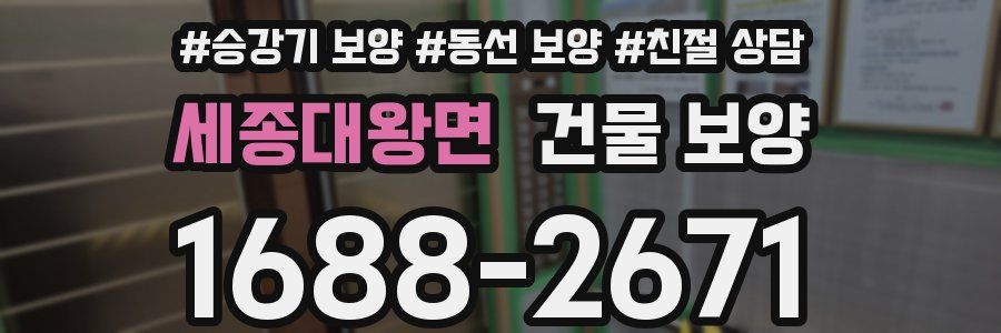 세종대왕면 건물 보양