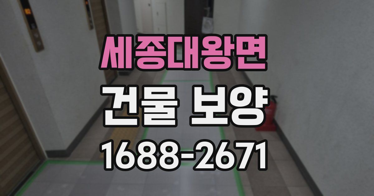 세종대왕면 건물 보양