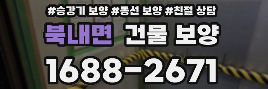 북내면 건물 보양